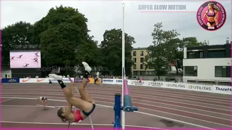 [Super SlowMotion] Junior Women Pole Vault & High Jump - European U20/U23 Championship 2021 - 2 #6