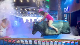 Beautiful mechanical bull riding midnight party in Benidorm May 28th 2024♥️♥️♥️♥️♥️♥️ #2