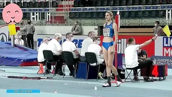 [HD SlowMotion] Women High Jump Indoor Torun 2021 Championship - Part 1 #2