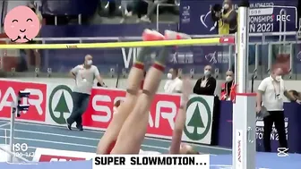 [HD SlowMotion] Women High Jump Indoor Torun 2021 Championship - Part 1 #3