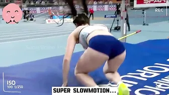 [HD SlowMotion] Women High Jump Indoor Torun 2021 Championship - Part 1 #6