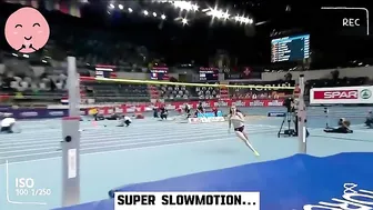 [HD SlowMotion] Women High Jump Indoor Torun 2021 Championship - Part 1 #8