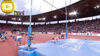 [Super SlowMotion] Highlights Women Pole Vault European Championship Zurich - part 3 #3