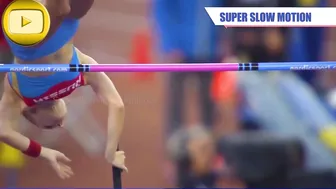 [Super SlowMotion] Highlights Women Pole Vault European Championship Zurich - part 3 #6