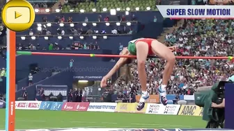 [SuperSlowMotion] Top 5 Women High Jump European Athletics Championships in Munich 2022 part 2 #8