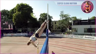 [Super SlowMotion] Junior Women Pole Vault & High Jump - U23/U20 European Championship 2021 - Part 1 #10