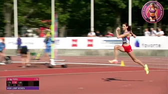 [Super SlowMotion] Junior Women Pole Vault & High Jump - U23/U20 European Championship 2021 - Part 1 #6