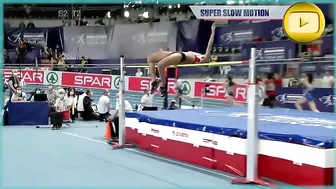 [Super SlowMotion] Top 5 Women High Jump Pentathlon Torun Poland 2021 - part 2 #3