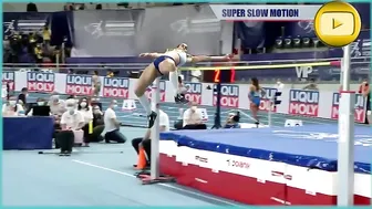 [Super SlowMotion] Top 5 Women High Jump Pentathlon Torun Poland 2021 - part 2 #7