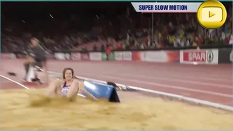 [Super SlowMotion] Top 5 Women Long Jump European Championship Zurich - part 2 #9