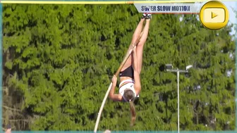 [Insane Slow-Motion Thrills]: Junior Women's Pole Vault Showdown! U23 Euro 2023 - Part 2 #3