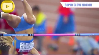 [Super SlowMotion] Top 5 Women Pole Vault European Championship Zurich - part 2 #6