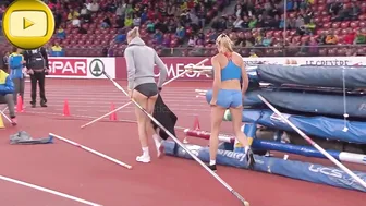 [Super SlowMotion] Top 5 Women Pole Vault European Championship Zurich - part 2 #7