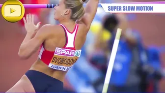 [Super SlowMotion] Top 5 Women Pole Vault European Championship Zurich - part 2 #9