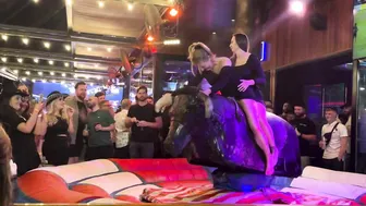 Mechanical bull riding April 13th 3024 in Benidorm ♥️♥️♥️♥️ #2