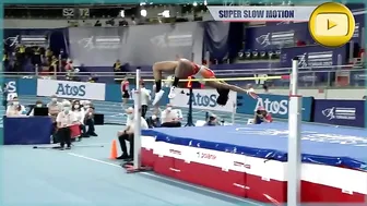 [Super SlowMotion] Top 5 Women High Jump Pentathlon Torun Poland 2021 - part 1 #10