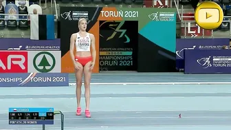 [Super SlowMotion] Top 5 Women High Jump Pentathlon Torun Poland 2021 - part 1 #7