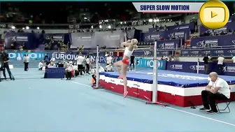 [Super SlowMotion] Top 5 Women High Jump Pentathlon Torun Poland 2021 - part 1 #8