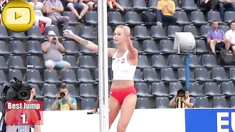 [Super SlowMotion] Top 5 Women Pole Vault Jumps 2019 Team Championship #2