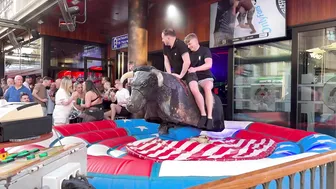 mechanical bull riding April 12th 2023 in Benidorm #3