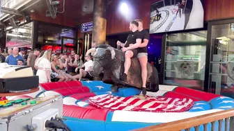 mechanical bull riding April 12th 2023 in Benidorm #5