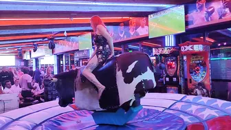 Mechanical bull riding February 27th 2024 in Benidorm ♥️♥️♥️♥️♥️♥️ #3