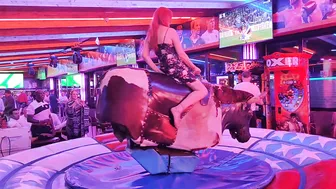 Mechanical bull riding February 27th 2024 in Benidorm ♥️♥️♥️♥️♥️♥️ #7