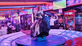 Mechanical bull riding February 27th 2024 in Benidorm ♥️♥️♥️♥️♥️♥️ #8