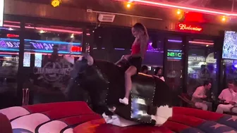 Mechanical bull in Benidorm May 7th 2024 in Spain ♥️♥️♥️♥️ #3