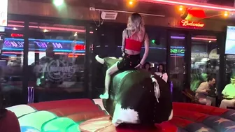 Mechanical bull in Benidorm May 7th 2024 in Spain ♥️♥️♥️♥️ #4