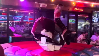 Mechanical bull in Benidorm May 7th 2024 in Spain ♥️♥️♥️♥️ #5