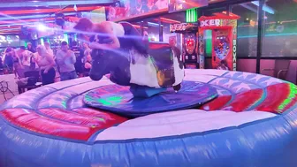 Mechanical bull in Benidorm March 5th 2024 made in Spain. #10