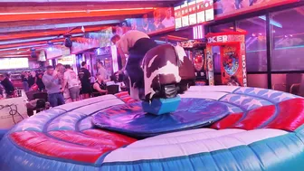 Mechanical bull in Benidorm March 5th 2024 made in Spain. #2