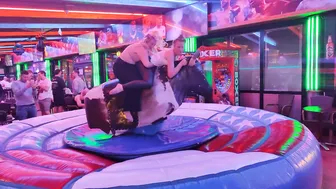 Mechanical bull in Benidorm March 5th 2024 made in Spain. #3