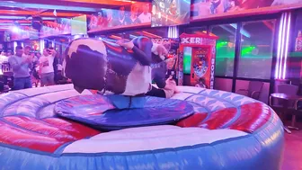 Mechanical bull in Benidorm March 5th 2024 made in Spain. #4