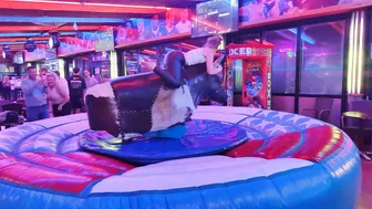 Mechanical bull in Benidorm March 5th 2024 made in Spain. #5