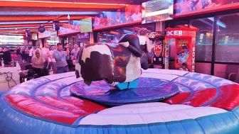 Mechanical bull in Benidorm March 5th 2024 made in Spain. #7