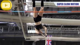 [SuperSlowMotion] Top 5 Anzhelika Sidorova Pole Vault jumps #9