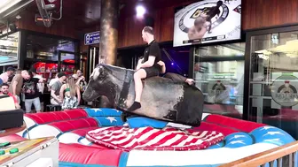 Mechanical bull riding April 29th 2024 in Benidorm Spain ♥️♥️♥️♥️ #5