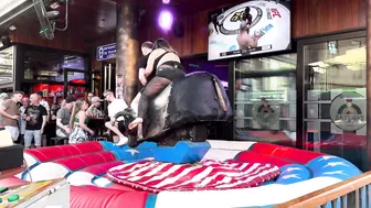 Mechanical bull riding April 29th 2024 in Benidorm Spain ♥️♥️♥️♥️ #7