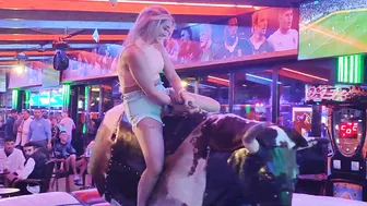 excellent mechanical bull riding February 26th 2024 in Benidorm #10