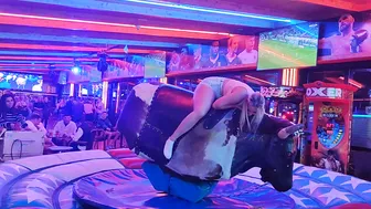 excellent mechanical bull riding February 26th 2024 in Benidorm #6