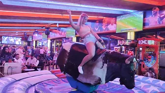 excellent mechanical bull riding February 26th 2024 in Benidorm #7