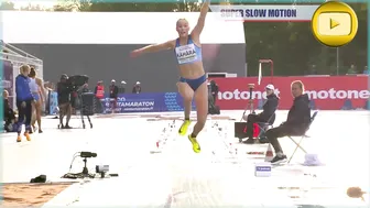 [Super SlowMotion] Women Triple Jump U23 European Championship 2023 - part 2 #4