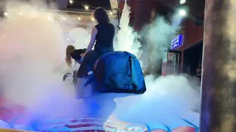 Amazing mechanical bull riding May 8th 2024 night in Benidorm Spain ♥️♥️ #8