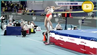 [Super SlowMotion] Top 4 Women High Jump Pentathlon Torun Poland 2021 - part 3 #3