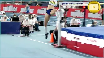 [Super SlowMotion] Top 4 Women High Jump Pentathlon Torun Poland 2021 - part 3 #5