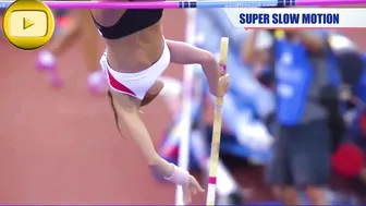 [Super SlowMotion] Top 5 Women Pole Vault European Championship Zurich #10