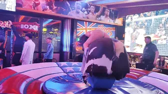 Amazing mechanical bull riding 27th of February 2024 made in Spain #10