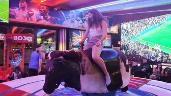 Amazing mechanical bull riding 27th of February 2024 made in Spain #2